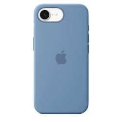 Apple Silicone Case for iPhone 16e – Winter Blue MD3Q4ZM/A open package