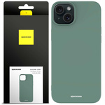 Spacecase Etui Silicone Case iPhone 15 Plus dark green
