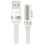 Kabel USAMS US-SJ651 66W USB-A/USB-C     1.2m biały