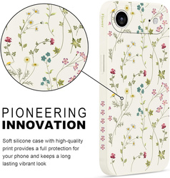 Etui Pnakqil iPhone 17 Pro Max Pastel floral, subtelny design pudełko