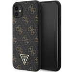 Guess GUHCN61PG4GPK iPhone 11 / Xr 6,1" czarny/black hardcase 4G Triangle Metal Logo