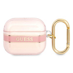 Guess  GUA3HHTSP AirPods 3 coverróżowy/pink Strap Collection
