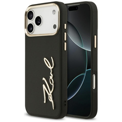 Etui Karl Lagerfeld Karl Script Logo do  iPhone 17 Pro Max czarny