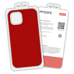 MYSAFE ETUI SILIKONOWE IPHONE 13 MINI CZERWONY PUDEŁKO