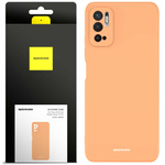 Spacecase Etui Silicone Case Poco M3 Pro/Note 10 5G orange