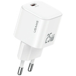 Ładowarka sieciowa USAMS JC Series CC289 25W GaN Mini Fast Charger USB-C biały