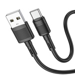 Kabel USB A do USB C Hoco 3A 1 m X83 czarny