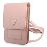 Guess Torebka GUWBSATMPI różowy/pinkSaffiano Triangle