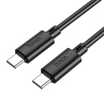 Kabel USB C do USB C Hoco 3A 60W 2 m X88 czarny