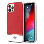 MINI MIHCP12LPCUBIRE IPHONE 12 PRO MAX 6,7" CZERWONY/RED HARD CASE STRIPE COLLECTION