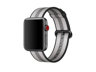 APPLE WOVEN NYLON APPLE WATCH MQVR2ZM/A 42MM BLACK ORYGINALNA PLOMBA