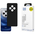 Etui 3MK Silicone Case do Xiaomi Redmi   14C / Redmi A4 5G czarny
