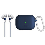 UNIQ pasek Linus Apple Watch Series 1/2/3/4/5/6/7/8/9/SE/SE2/Ultra/Ultra 2 42/44/45/49mm. Airosoft Silicone czarny/midnight black