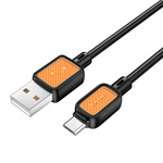 Kabel USB A do Micro USB Hoco 2,4A 1 m X108 czarny