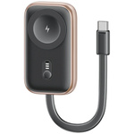 Ładowarka indukcyjna 2w1 Usams CD245 do  Apple Watch z powerbankiem 1200mAh + kabel USB-C tarnish