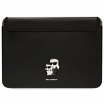 Pokrowiec Karl Lagerfeld Saffiano Karl&Choupette na laptopa 14" - czarny