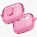Etui UNIQ Glase Pro do AirPods Pro 3     Lock Case różowy