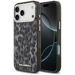 Etui Karl Lagerfeld IML Leopard Pattern  MagSafe do iPhone 17 Pro Max czarny