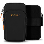 TECH-PROTECT M7 UNIVERSAL SPORT ARMBAND BLACK/ORANGE
