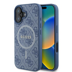 Guess GUHMP16SG4GFRB iPhone 166.1" niebieski/blue hardcase 4G Ring Classic Logo MagSafe