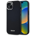 DKNY DKHMP15SPSCMCLK iPhone 15 6.1"czarny/black hardcase Plain Logo MagSafe