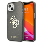 Guess GUHCP13SPCUGL4GBK iPhone 13 mini5,4" czarny/black hard case Glitter 4G Big Logo