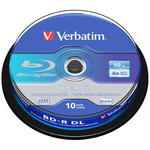 Płyty Blu-ray Verbatim 50GB 6X BD-R DL   10szt szary 43746