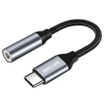 Beline Adapter USB-C/Jack 3,5mm szary/gray DAC Samsung/iPhone 15