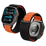 SPIGEN WBF1 BAND APPLE WATCH 6 / 7 / 8 / 9 / 10 / SE / ULTRA 1 / 2 (44 / 45 / 46 / 49 MM) BLACK/ORANGE