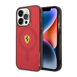 Ferrari FEHMP14XURKR iPhone 14 Pro Max 6.7" red/red hardcase Translucent Magsafe