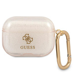 Guess GUAPUCG4GD AirPods Pro coverzłoty/gold Glitter Collection