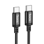Kabel USB C do USB C Hoco 3A 60W 2 m X89 czarny
