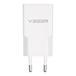 VEGER ładowarka sieciowa USB A + USB C QC PD 30W 30W1A1C biała
