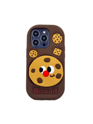 ETUI CASE 3D BISCUIT Z PODSTAWKĄ IPHONE 13