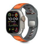 TECH-PROTECT ICONBAND LINE APPLE WATCH 8 / 9 / 10 / 11 / SE / ULTRA (44 / 45 / 46 / 49 MM) GREY/ORANGE