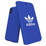 Adidas Booklet Case Canvas iPhone X/Xsblue/niebieski 30279
