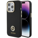 Guess GUHCP15XM4DGPK iPhone 15 Pro Max6.7" czarny/black hardcase Silicone Logo Strass 4G