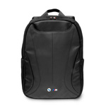 Plecak BMW Carbon&Leather Tricolor na laptop 16'' - czarny