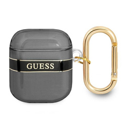 Guess  GUA2HHTSK AirPods 1/2 coverczarny/black Strap Collection