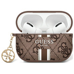 Guess GUAP2P4RPSW AirPods Pro 2          (2022/2023) cover brązowy/brown 4G Printed Stripes Charm