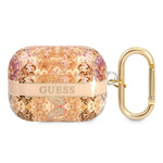 Guess  GUAPHHFLD AirPods Pro coverzłoty/gold Paisley Strap Collection