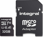 INTEGRAL 32GB MICRO SD + ADAPTER EB INMSDH32G-100V30