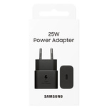 Ładowarka sieciowa Samsung EP-T2510NBEGEU GaN USB-C 25W SFC - czarna Box