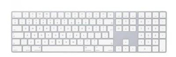 APPLE MAGIC KEYBOARD WITH NUMERIC KEYPAD MQ052B /  A1843 WITHOUT PACKAGING GRADE AB