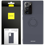 Spacecase Etui Silicone Ring Galaxy Note 20 Ultra black