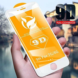 TEMPRED GLASS PREMIUM 9D FULL GLUE WHITE IPHONE 6 / 6S