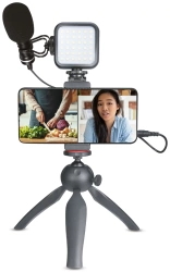 XQISIT Social Media Recording Kit black