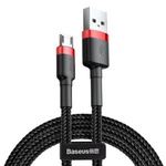 BASEUS CAFULE MICRO USB CABLE 1.5A 2M (RED+BLACK)