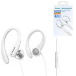PHILIPS TAA1105WT wired headphones, sport, white