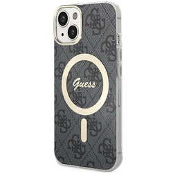 Guess GUHMP15MH4STK iPhone 15 Plus/ 14 Plus 6.7" czarny/black hardcase 4G MagSafe
